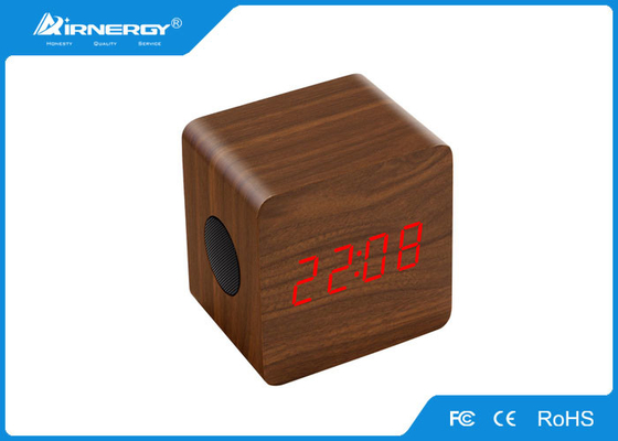Portable Wooden wireless Bluetooth speaker , High-quality cube wood portable wireless Bluetooth speaker