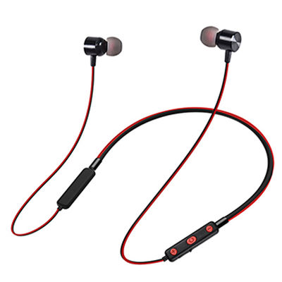 هدفون بلوتوث بی‌سیم با باتری 55 میلی‌آهنی V4.2 هدست بند گردنی هدفون بی‌سیم اسپرت